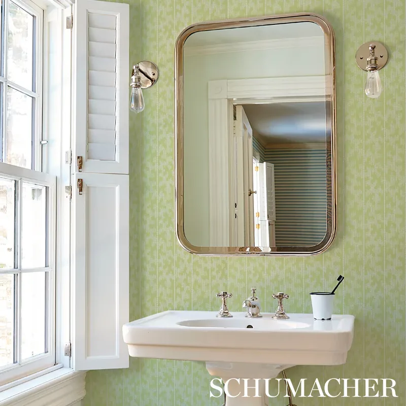 Montpellier LIME BLOSSOM Schumacher Wallpaper wallpaper - SKU 5008162