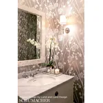 MOONPENNIES SILVER Schumacher Wallpaper wallpaper - SKU 5003330