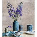 MORI HEMP SHIMMER - MOONSTONE Schumacher Wallpaper | Wallpap MORI HEMP SHIMMER MOONSTONE Schumacher Wallpaper wallpaper - SKU 5009390