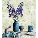 MORI SISAL LEAF Schumacher Wallpaper wallpaper - SKU 5008751