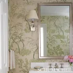 MORI SISAL LEAF Schumacher Wallpaper wallpaper - SKU 5008751