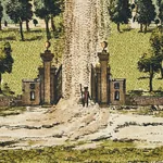 MR. DARCY 3 PANEL SET PEMBERLEY GREEN Schumacher Wallpaper wallpaper - SKU 5016810