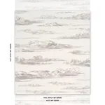 MR. DARCY'S CLOUDS - GRISAILLE Schumacher Wallpaper | Wallpa MR. DARCY'S CLOUDS GRISAILLE Schumacher Wallpaper wallpaper - SKU 5017582