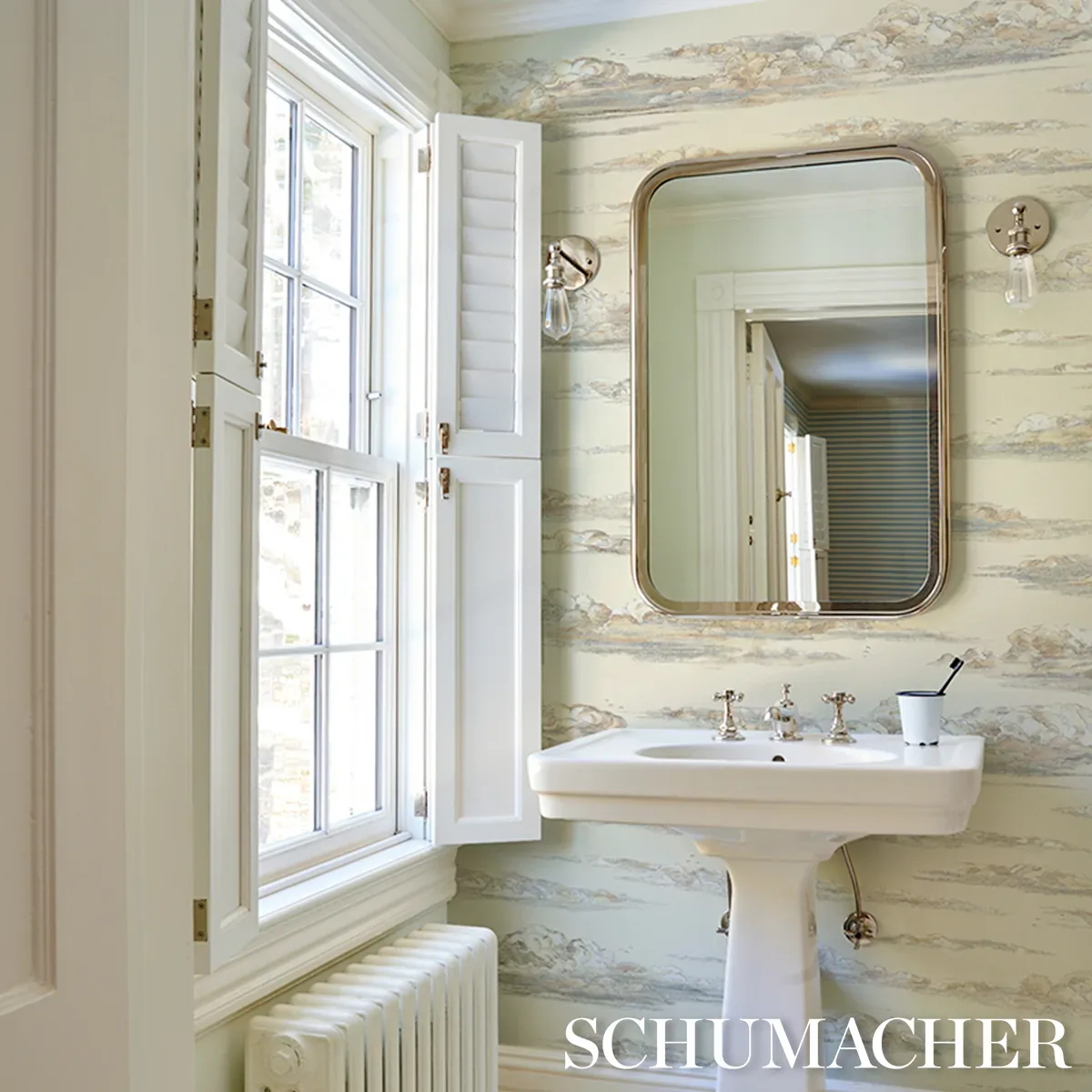 MR. DARCY'S CLOUDS - PEMBERLEY Schumacher Wallpaper | Wallpa MR. DARCY'S CLOUDS PEMBERLEY Schumacher Wallpaper wallpaper - SKU 5017580
