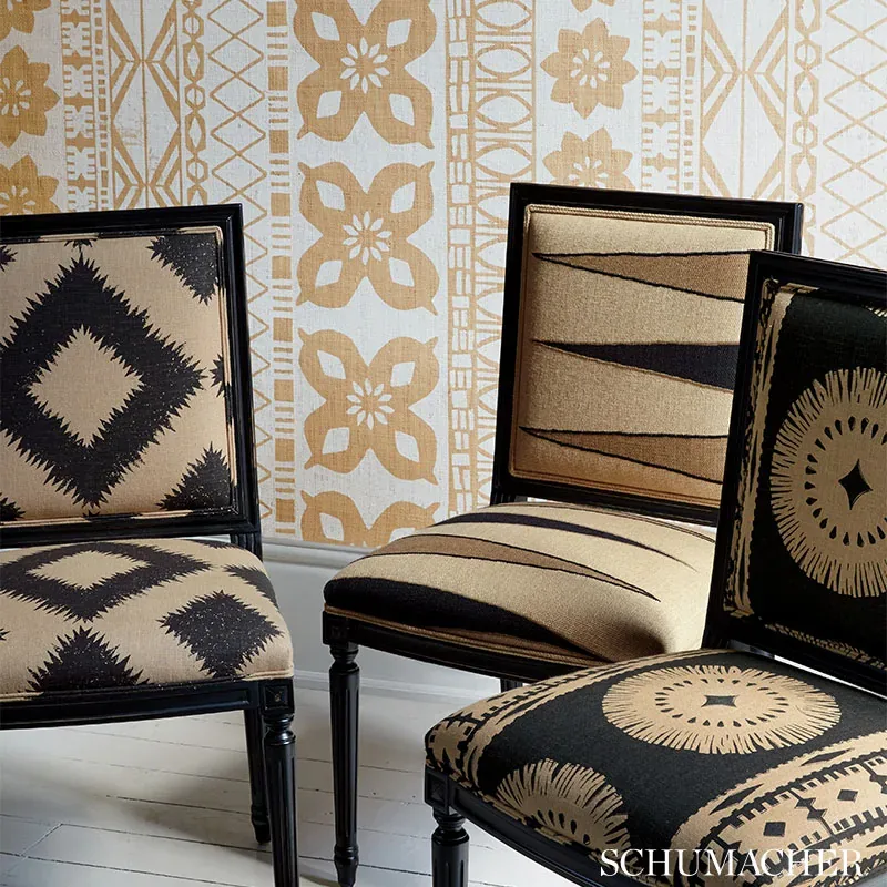MRS. HOWELL - PALM Schumacher Wallpaper | Wallpaper Twins MRS. HOWELL PALM Schumacher Wallpaper wallpaper - SKU 5007330