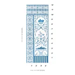 MUGHAL GARDEN PANEL B - BLUE Schumacher Wallpaper | Wallpape MUGHAL GARDEN PANEL B BLUE Schumacher Wallpaper wallpaper - SKU 5014420