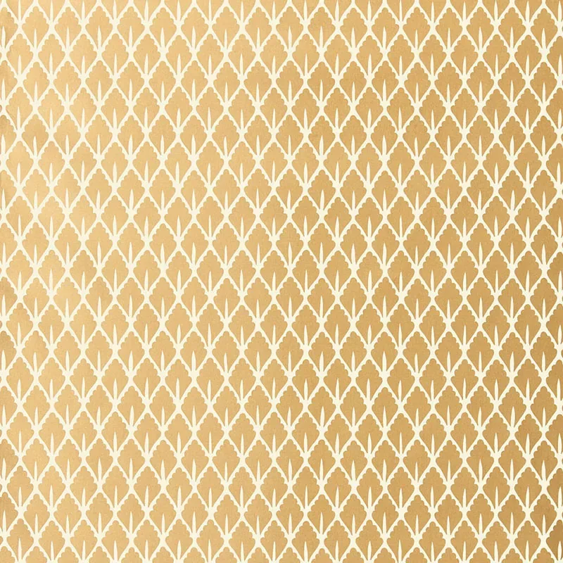 MUGHAL LEAF BURNISHED GILT Schumacher Wallpaper wallpaper - SKU 5006671