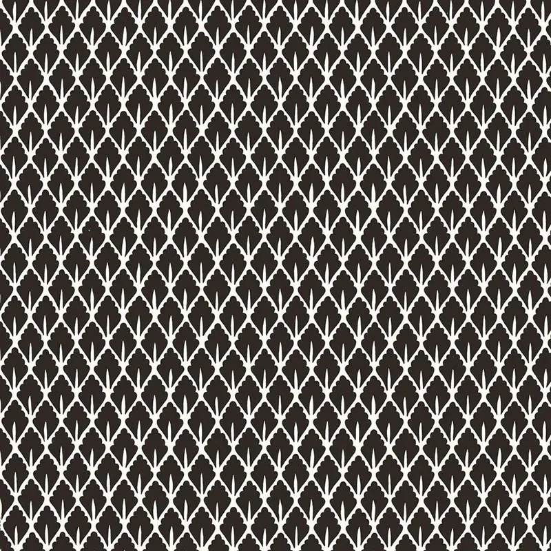 MUGHAL LEAF NOIR Schumacher Wallpaper wallpaper - SKU 5006670