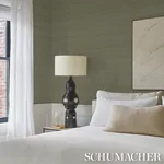 MUSA ABACA WALLCOVERING - EUCALYPTUS Schumacher Wallpaper | MUSA ABACA WALLCOVERING EUCALYPTUS Schumacher Wallpaper wallpaper - SKU 5016876