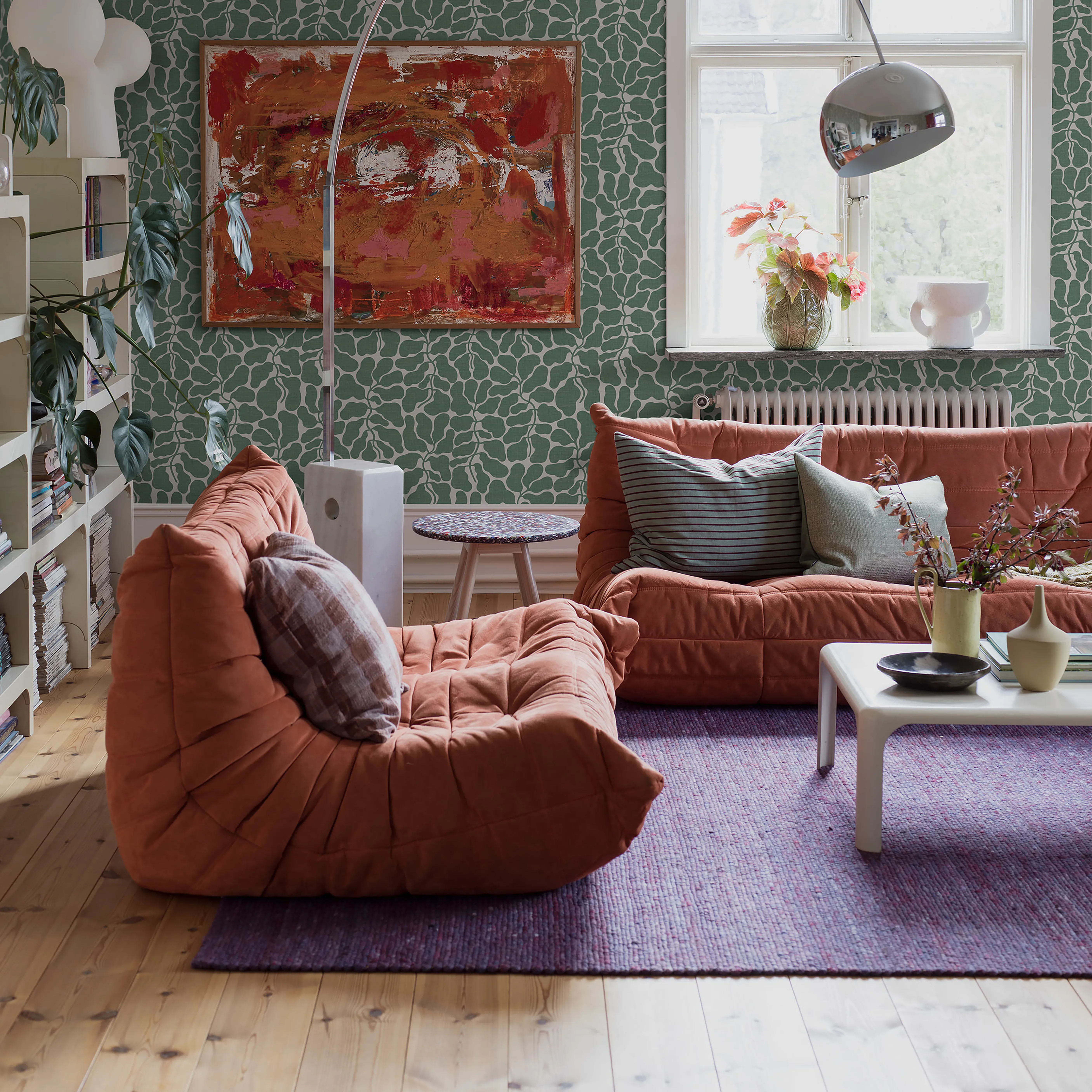MY SECRET GARDEN - MINERAL Schumacher Wallpaper | Wallpaper MY SECRET GARDEN MINERAL Schumacher Wallpaper wallpaper - SKU 2073