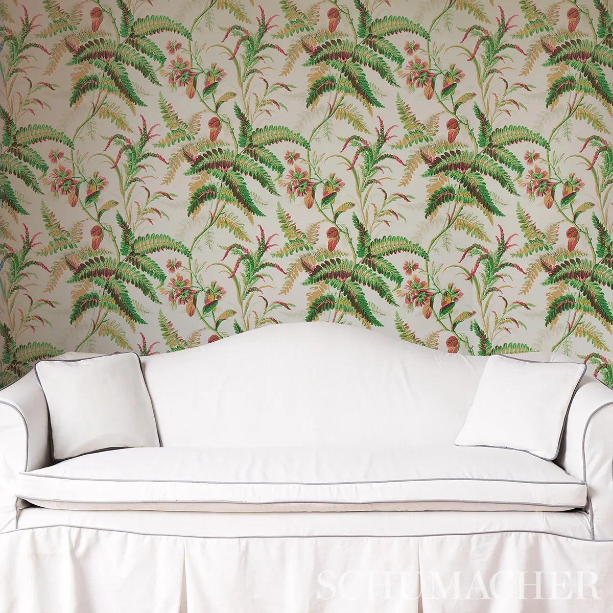 MYERS FERN - DOCUMENT Schumacher Wallpaper | Wallpaper Twins MYERS FERN DOCUMENT Schumacher Wallpaper wallpaper - SKU 5013232