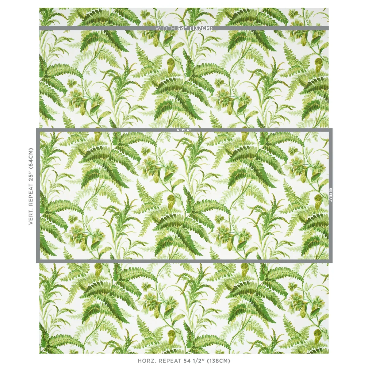 MYERS FERN TROPICAL Schumacher Wallpaper wallpaper - SKU 5013231