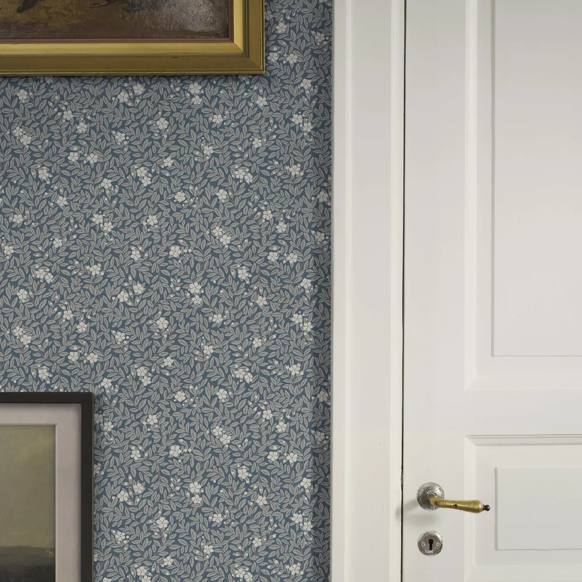 MYRTEN SLATE Schumacher Wallpaper wallpaper - SKU 5717