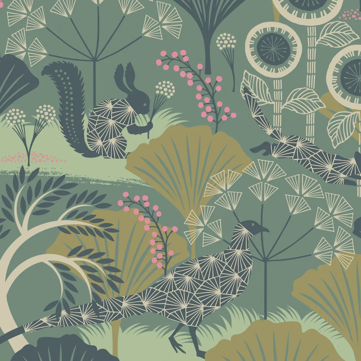 MÅRDGÖMMA MINERAL Schumacher Wallpaper wallpaper - SKU 1469