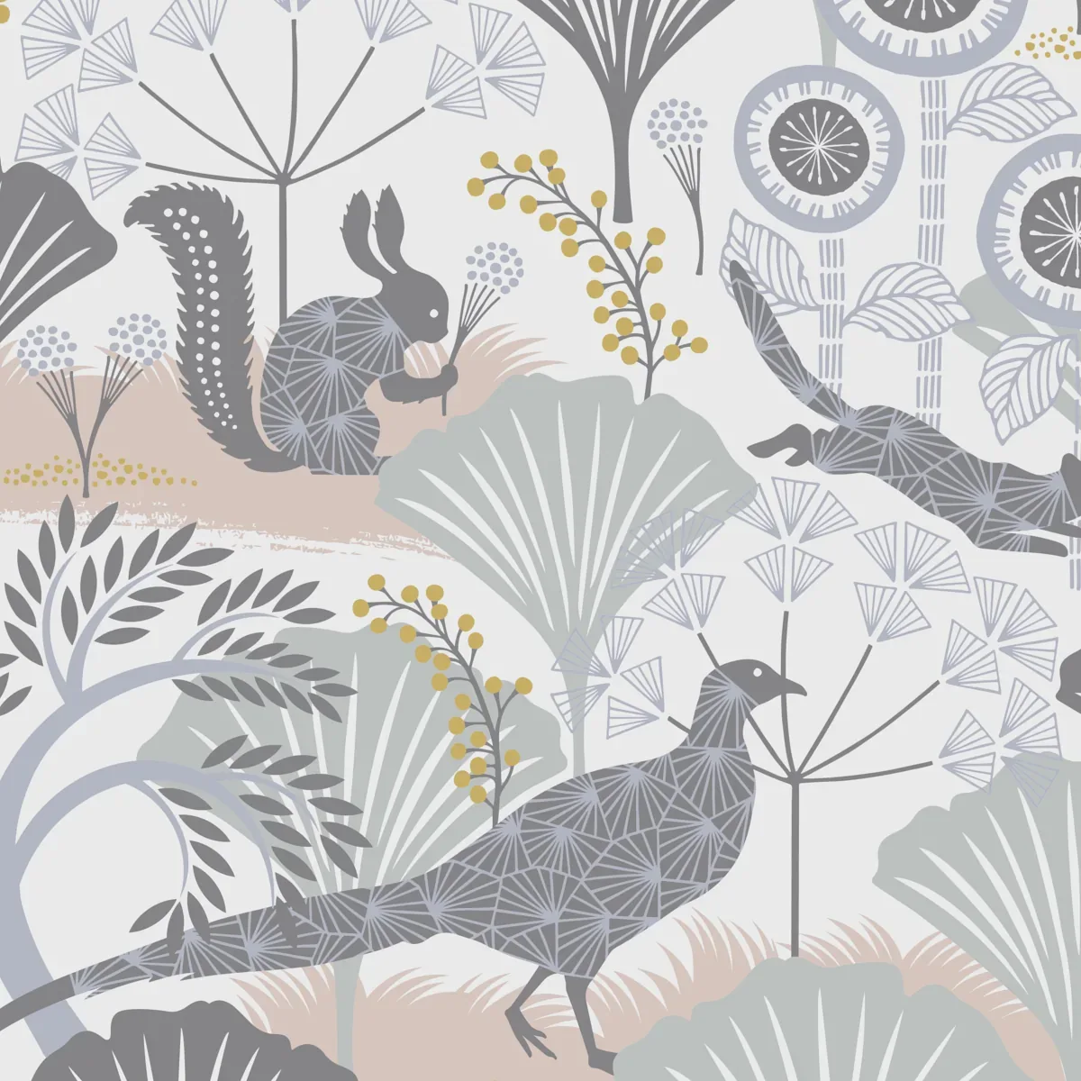 MÅRDGÖMMA SOFT MULTI Schumacher Wallpaper wallpaper - SKU 1471