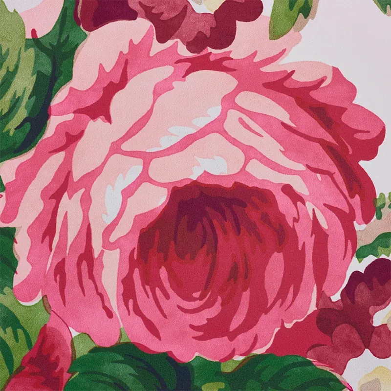 NANCY FLORAL ROSE Schumacher Wallpaper wallpaper - SKU 5010840