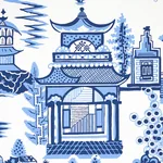 Nanjing - PORCELAIN Schumacher Wallpaper | Wallpaper Twins Nanjing PORCELAIN Schumacher Wallpaper wallpaper - SKU 5006911
