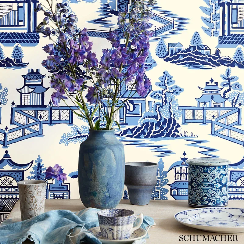 Nanjing SMOKE Schumacher Wallpaper wallpaper - SKU 5006913