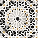 NASRID PALACE MOSAIC MICA Schumacher Wallpaper wallpaper - SKU 5005961