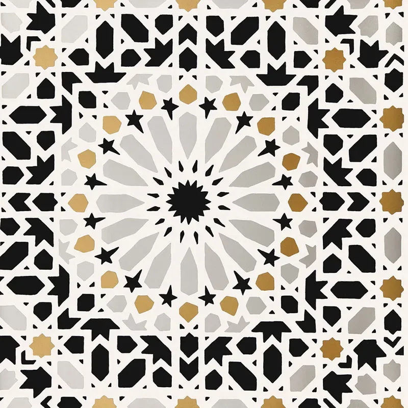 NASRID PALACE MOSAIC MICA Schumacher Wallpaper wallpaper - SKU 5005961