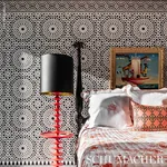 NASRID PALACE MOSAIC MICA Schumacher Wallpaper wallpaper - SKU 5005961