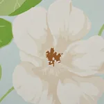 NASTURTIUM - SKY Schumacher Wallpaper | Wallpaper Twins NASTURTIUM SKY Schumacher Wallpaper wallpaper - SKU 5010471