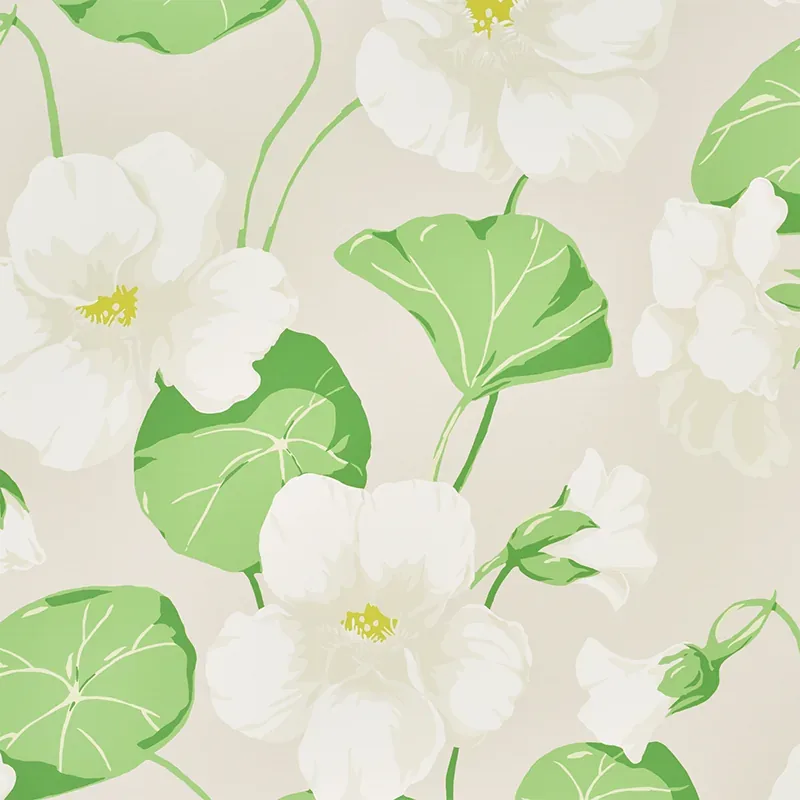 NASTURTIUM STONE Schumacher Wallpaper wallpaper - SKU 5010472