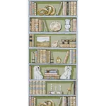 Schumacher NATALIE’S LIBRARY - CELADON Wallpaper | Buy Online Schumacher NATALIE’S LIBRARY wallpaper, color CELADON, SKU 5014730