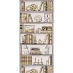 Schumacher NATALIE’S LIBRARY - MOCHA Wallpaper | Buy Online Schumacher NATALIE’S LIBRARY wallpaper, color MOCHA, SKU 5014731
