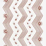 NAUSET STRIPE SIENNA Schumacher Wallpaper wallpaper - SKU 5009743