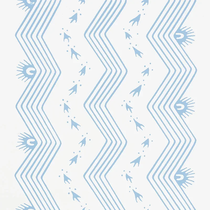 NAUSET STRIPE SKY Schumacher Wallpaper wallpaper - SKU 5009741