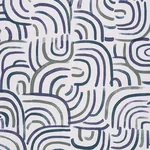 NEW BEAT BLUE & GREEN Schumacher Wallpaper wallpaper - SKU 5013690
