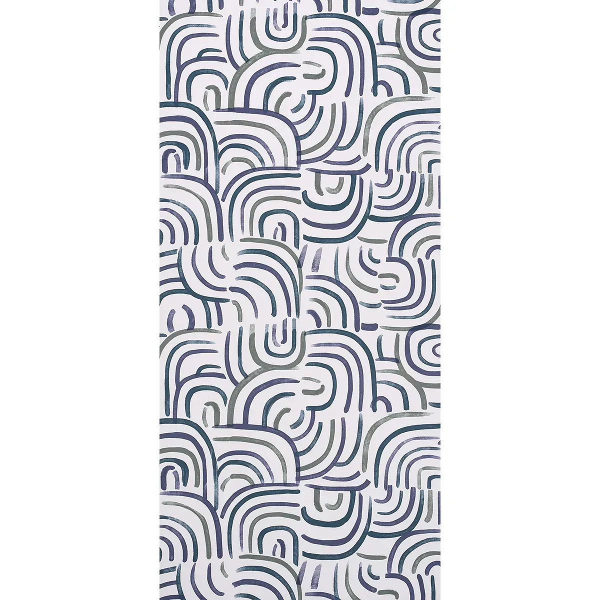 NEW BEAT BLUE & GREEN Schumacher Wallpaper wallpaper - SKU 5013690