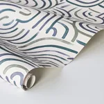 NEW BEAT BLUE & GREEN Schumacher Wallpaper wallpaper - SKU 5013690