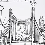 NEW YORK NEW YORK - BLACK ON WHITE Schumacher Wallpaper | W NEW YORK NEW YORK BLACK ON WHITE Schumacher Wallpaper wallpaper - SKU 2705530