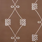 NICOLETTE SILVER ON BROWN Schumacher Wallpaper wallpaper - SKU 5013832