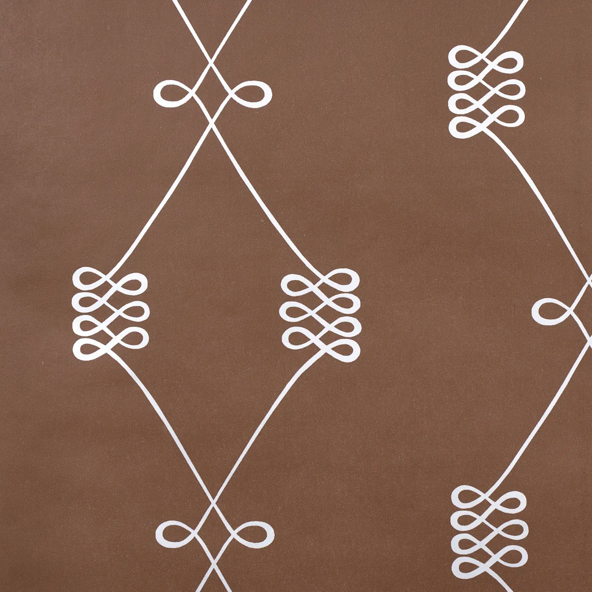 NICOLETTE SILVER ON BROWN Schumacher Wallpaper wallpaper - SKU 5013832