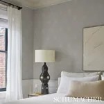 NICOLETTE - WHITE ON GREY Schumacher Wallpaper | Wallpaper T NICOLETTE WHITE ON GREY Schumacher Wallpaper wallpaper - SKU 5013831