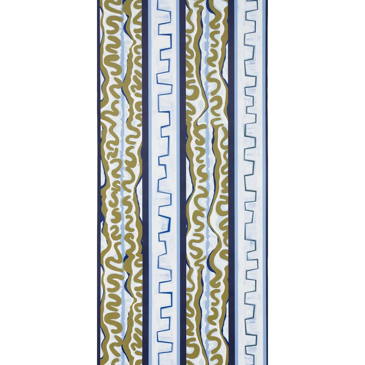 NIGHT AT THE OPERA - DEEP BLUE & OLIVE Schumacher Wallpaper NIGHT AT THE OPERA DEEP BLUE & OLIVE Schumacher Wallpaper wallpaper - SKU 5014180