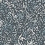 NOCTURNE INDIGO Schumacher Wallpaper wallpaper - SKU 2025