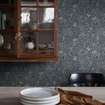 NOCTURNE INDIGO Schumacher Wallpaper wallpaper - SKU 2025