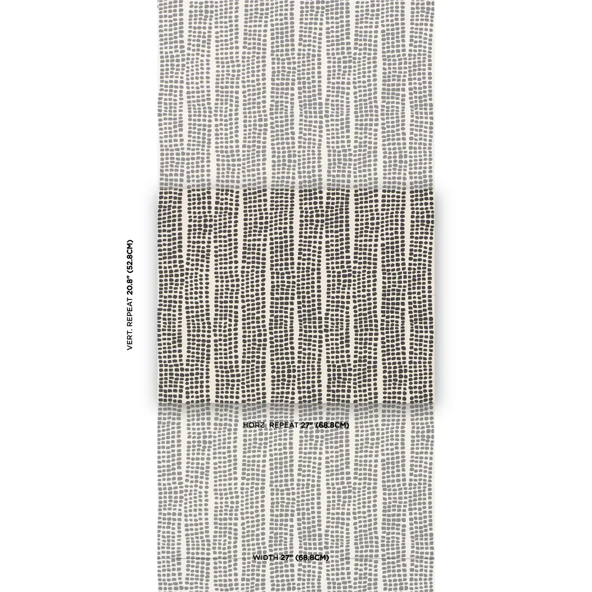 NOLAND VINYL CARBON Schumacher Wallpaper wallpaper - SKU 5016110