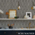 NOLAND VINYL CARBON Schumacher Wallpaper wallpaper - SKU 5016110