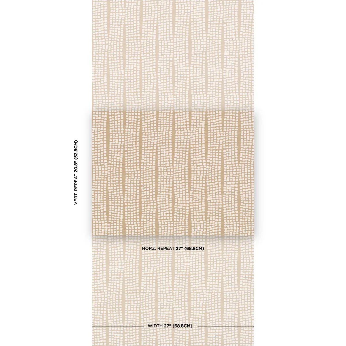 NOLAND VINYL FLAX Schumacher Wallpaper wallpaper - SKU 5016111
