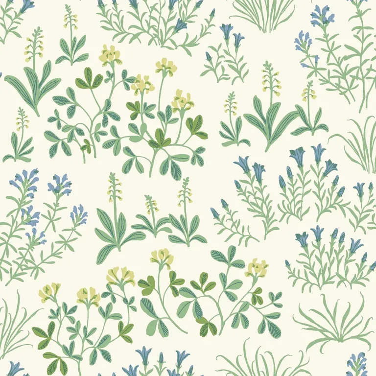 Schumacher NORAS ÄNG wallpaper, color LEAF, SKU 5803