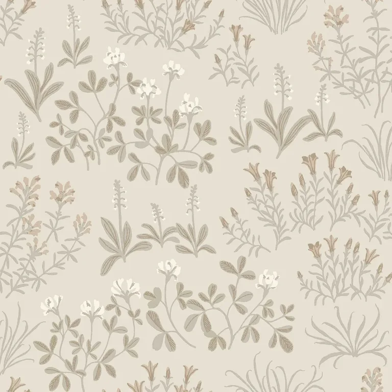 Schumacher NORAS ÄNG wallpaper, color STONE, SKU 5805