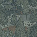 NORTHERN FOREST SPRUCE Schumacher Wallpaper wallpaper - SKU 4701