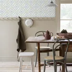 NYBORG BLUE AND GREEN Schumacher Wallpaper wallpaper - SKU 4516