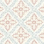 NYBORG BLUE AND RED Schumacher Wallpaper wallpaper - SKU 4514
