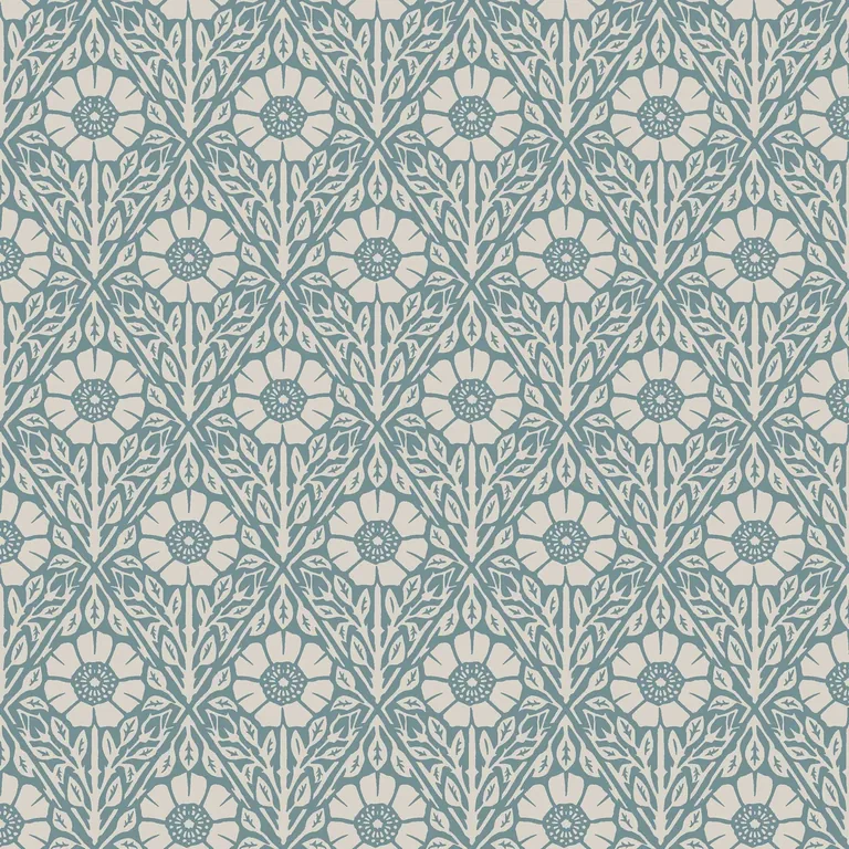 Schumacher NYPONROS wallpaper, color BLUE, SKU 5813